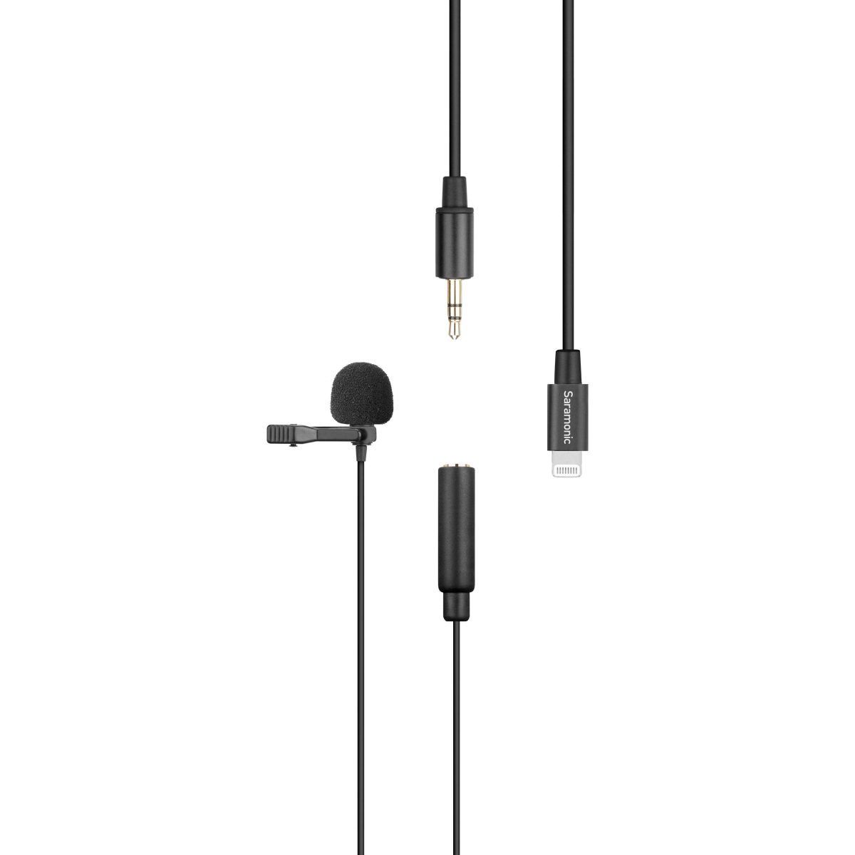 1589368930_1561503 Saramonic LavMicro U1A Omnidirectional Lavalier Microphone with Lightning Connector for iOS Devices (6.5' Cable) - Image 1