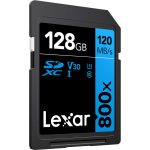 Lexar 128GB High-Performance 800x UHS-I SDHC Memory Card (BLUE Series) - Image 2