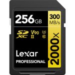 Lexar 256GB Professional 2000x UHS-II SDXC Memory Card