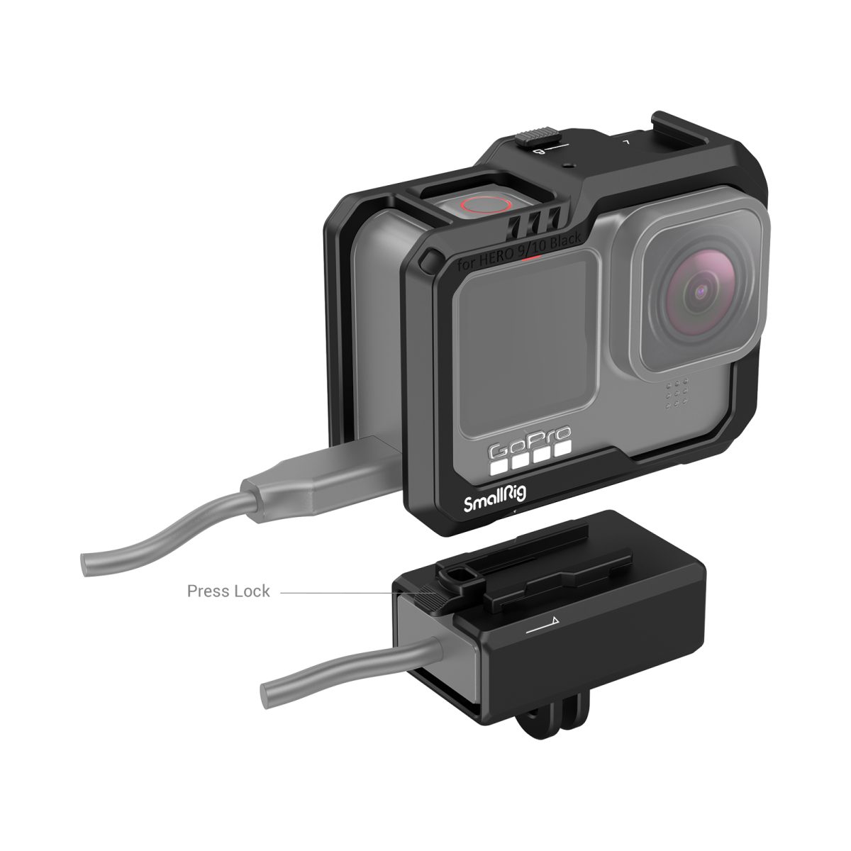 SmallRig GoPro Hero 12/11/10/9 Black Camera Cage 3083B - Image 2