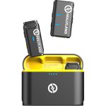 Hollyland LARK M1 DUO 2-Person Wireless Microphone System (2.4 GHz, Black) + HollyLand Cover Mic