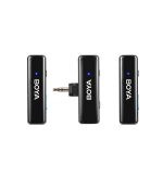 BOYA BOYALINK 2-Person All-in-One Wireless Microphone System with Interchangeable Connectors 2.4 GHz (Black) - Image 7