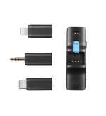 BOYA BOYALINK 2-Person All-in-One Wireless Microphone System with Interchangeable Connectors 2.4 GHz (Black) - Image 5