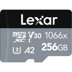 Lexar 256GB Professional 1066x UHS-I microSDXC Memory Card with SD Adapter (SILVER Series) - Image 2