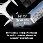 Lexar 64GB Professional 1066x UHS-I microSDXC Memory Card with SD Adapter (SILVER Series) - Image 6