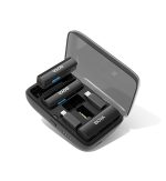 BOYA BOYALINK 2-Person All-in-One Wireless Microphone System with Interchangeable Connectors 2.4 GHz (Black)