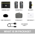 Hollyland LARK C1 DUO 2-Person Wireless Microphone System with USB-C Connector for Mobile Devices (Black, 2.4 GHz) - Image 14