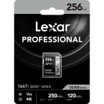 Lexar 256GB Professional 1667x UHS-II SDXC Memory Card - Image 4