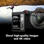 Lexar 256GB Professional 1667x UHS-II SDXC Memory Card - Image 6