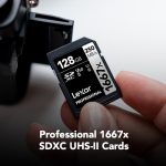 Lexar 128GB Professional 1667x UHS-II SDXC Memory Card - Image 4
