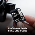 Lexar 64GB Professional 1667x UHS-II SDXC Memory Card - Image 3