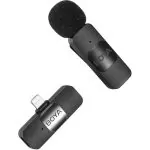 BOYA BY-V1 (SOLO) Ultracompact Wireless Microphone System with Lightning Connector for iOS Devices (2.4 GHz - Black)