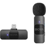 BOYA BY-V1 (SOLO) Ultracompact Wireless Microphone System with Lightning Connector for iOS Devices (2.4 GHz - Black) - Image 12