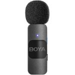 BOYA BY-V1 (SOLO) Ultracompact Wireless Microphone System with Lightning Connector for iOS Devices (2.4 GHz - Black) - Image 11