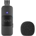 BOYA BY-V1 (SOLO) Ultracompact Wireless Microphone System with Lightning Connector for iOS Devices (2.4 GHz - Black) - Image 8