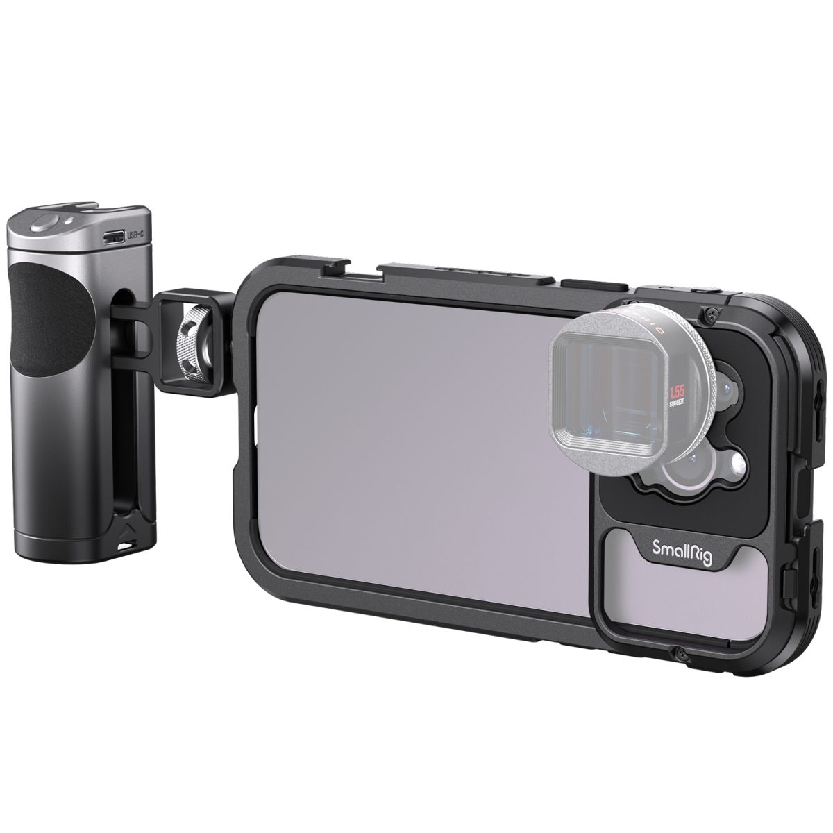 SmallRig Mobile Video Cage Kit (Dual Handheld) for iPhone 14 Pro Max 4078 - Image 5