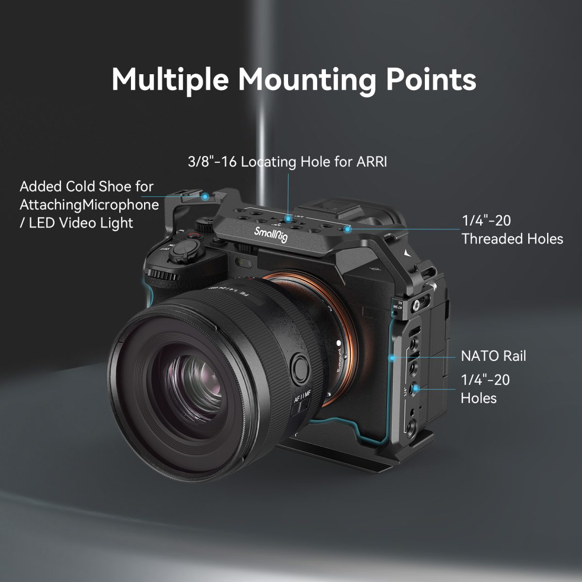 SmallRig Advanced Kit for Sony a7R V, a7 IV & a7S III 3669C - Image 8