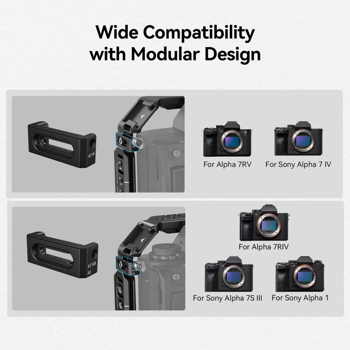 SmallRig Advanced Kit for Sony a7R V, a7 IV & a7S III 3669C - Image 6