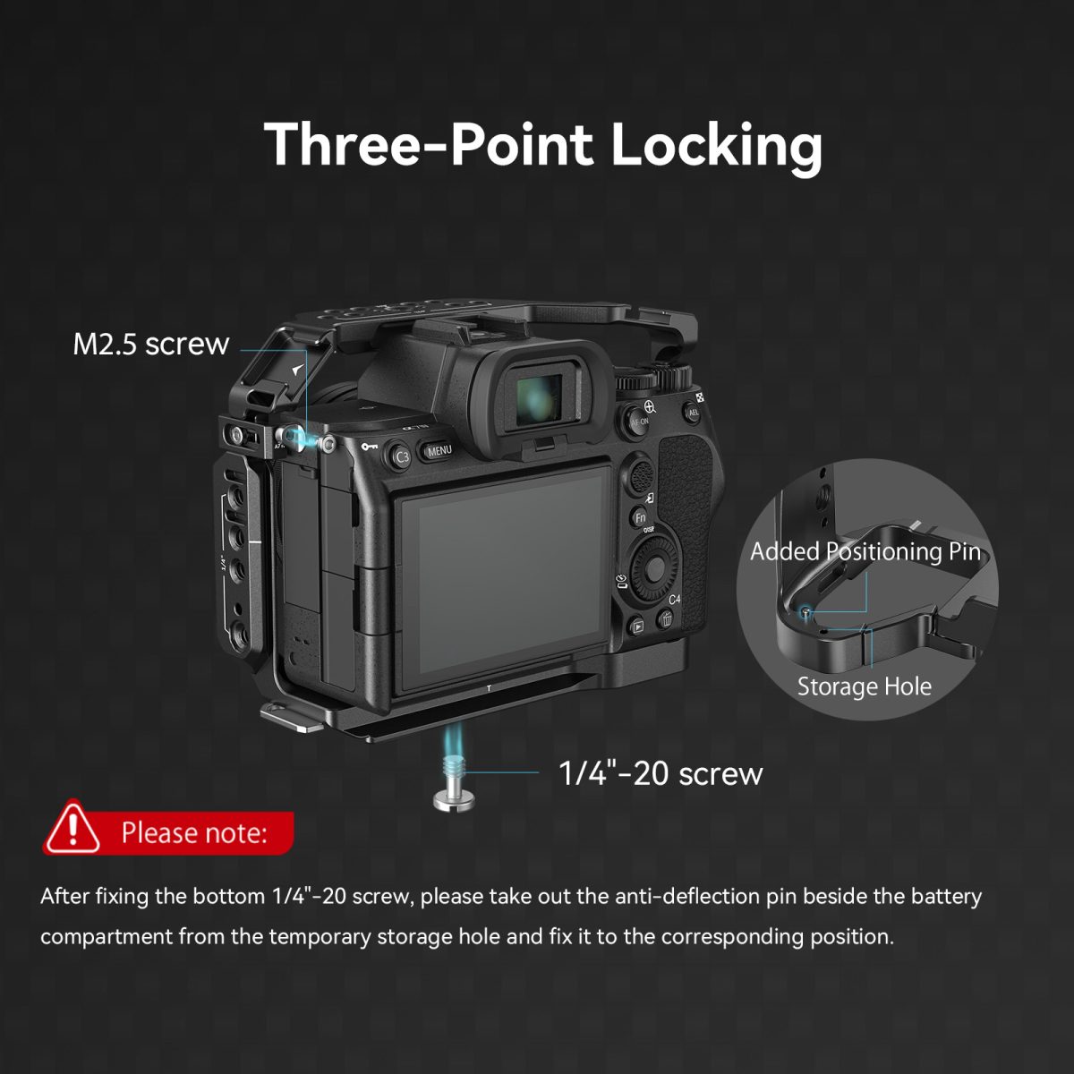 SmallRig Advanced Kit for Sony a7R V, a7 IV & a7S III 3669C - Image 7
