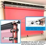General Backdrop Wall Mount 3 Roller Support System - Image 2