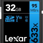 Lexar 32 GB Professional Class 10 UHS-I 633x Speed SDHC Flash Memory Card