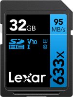 Lexar 32 GB Professional Class 10 UHS-I 633x Speed SDHC Flash Memory Card