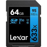 Lexar 64 GB Professional Class 10 UHS-I 633x Speed SDHC Flash Memory Card