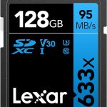 Lexar 128 GB Professional Class 10 UHS-I 633x Speed SDHC Flash Memory Card