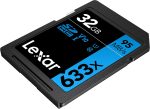 Lexar 32 GB Professional Class 10 UHS-I 633x Speed SDHC Flash Memory Card - Image 2
