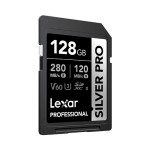 Lexar 128GB Professional SILVER PRO SDXC UHS-II Memory Card (V60, 280MB/s) - Image 3