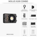 Zhiyun MOLUS X100 Bi-Color Pocket COB Monolight (Combo Kit) - Image 2