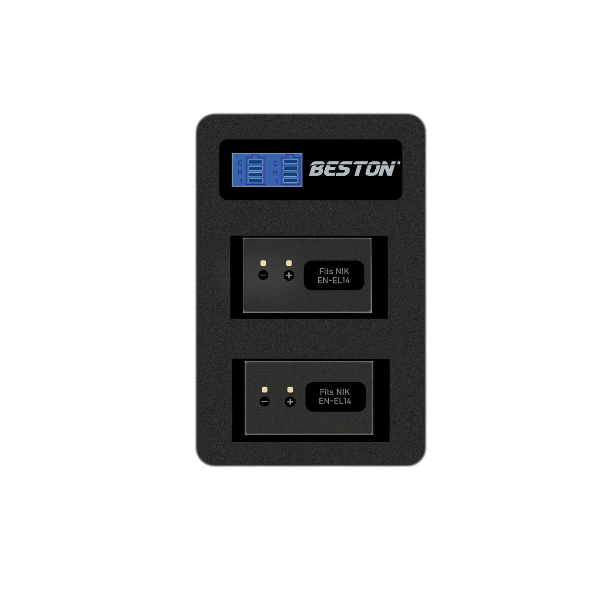 EN-EL14-bouble Beston Dual battery EN-EL14 Charger USB for Nikon - Image 1