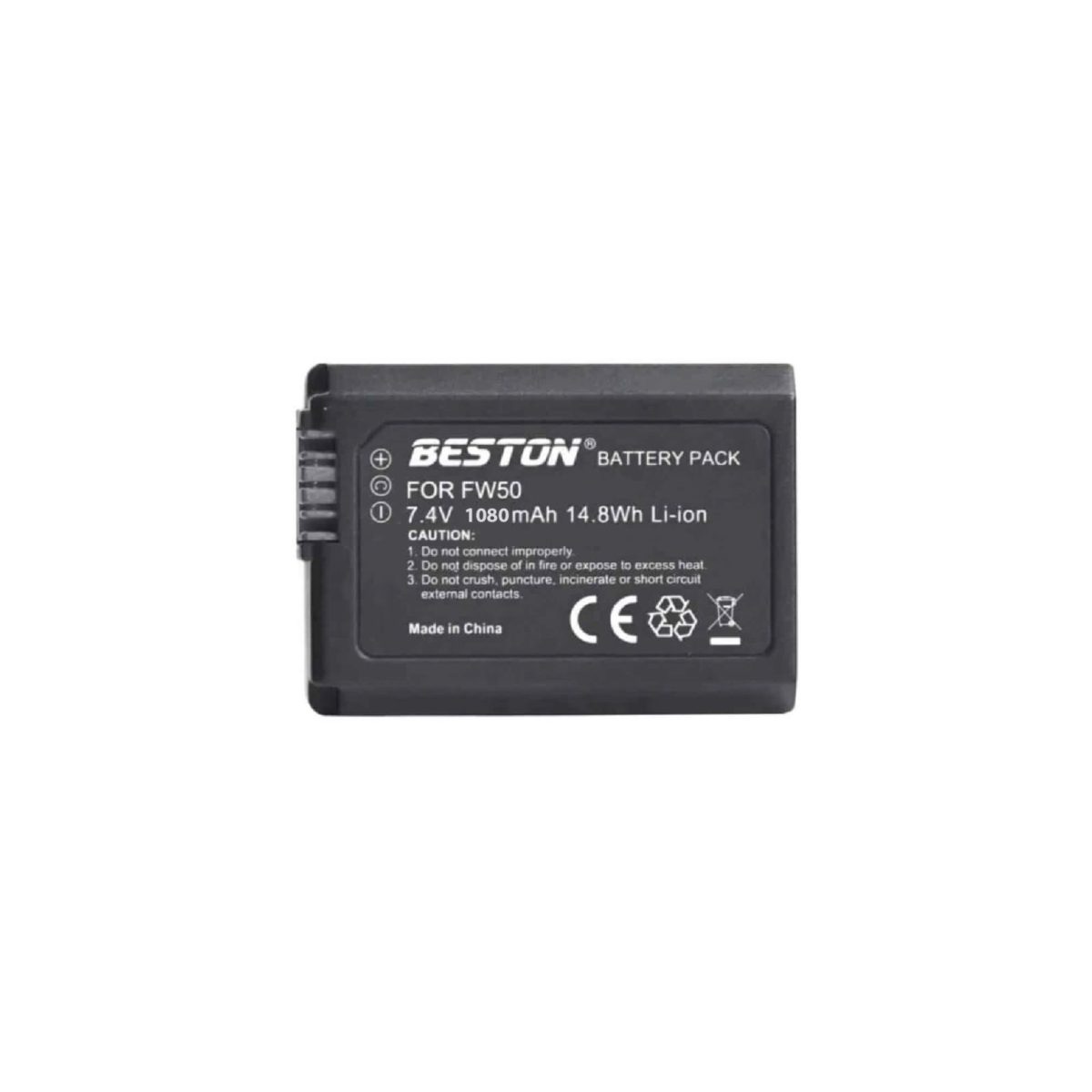 Beston NP-FW50 Rechargeable lithium Battery for digital camera Alpha A series - Image 2