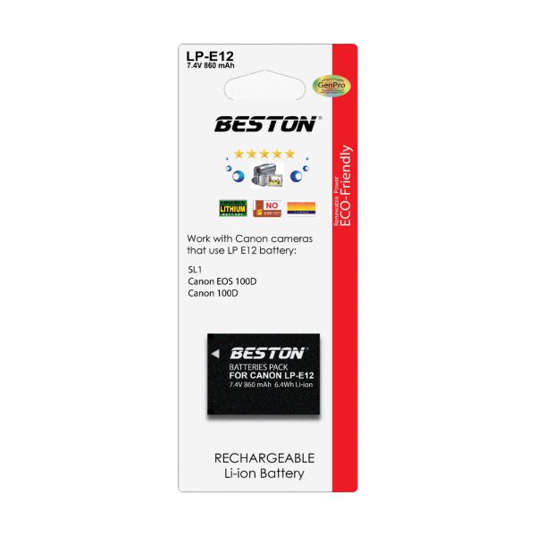 BESTON LP-E12 Battery for Canon