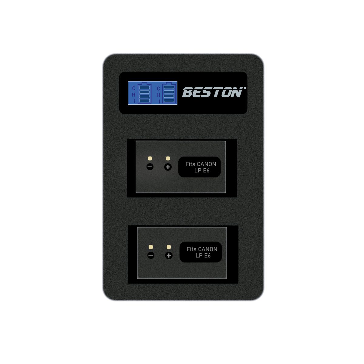 BESTON LP E6 Dual Charger Compatible with Canon - Image 1