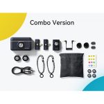 Hollyland Lark M2 DUO 2-Person Wireless Microphone System with compact design and two microphones.