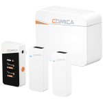 Comica Vimo C 2.4G Dual-Channel Mini Wireless Microphone (White)