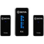 BOYA BY-XM6-S2 Ultracompact 2-Person Wireless Microphone System for Cameras and Smartphones (2.4 GHz)