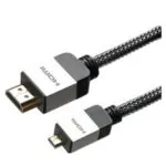 Generic HDMI Type A Standard Plug To Type D Micro Plug Lead 5m