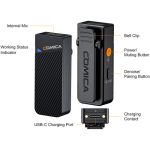 Comica Vimo C 2.4G Dual-Channel Mini Wireless Microphone (Black) - Image 10
