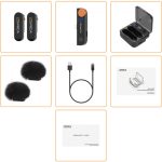 Comica Audio Vimo S MI 2-Person Wireless Microphone System with Lightning Connector for iOS Devices (Black, 2.4 GHz) - Image 16