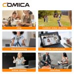 Comica Audio Vimo S UC 2-Person Wireless Microphone System with USB-C Connector for Mobile Devices (White, 2.4 GHz) - Image 28
