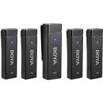 BOYA BY-W4 Ultracompact 4-Person Wireless Microphone System for Cameras and Smartphones (2.4 GHz) - Image 3