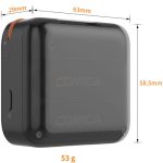 Comica Audio Vimo S MI 2-Person Wireless Microphone System with Lightning Connector for iOS Devices (Black, 2.4 GHz) - Image 6