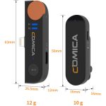 Comica Audio Vimo S MI 2-Person Wireless Microphone System with Lightning Connector for iOS Devices (Black, 2.4 GHz) - Image 8