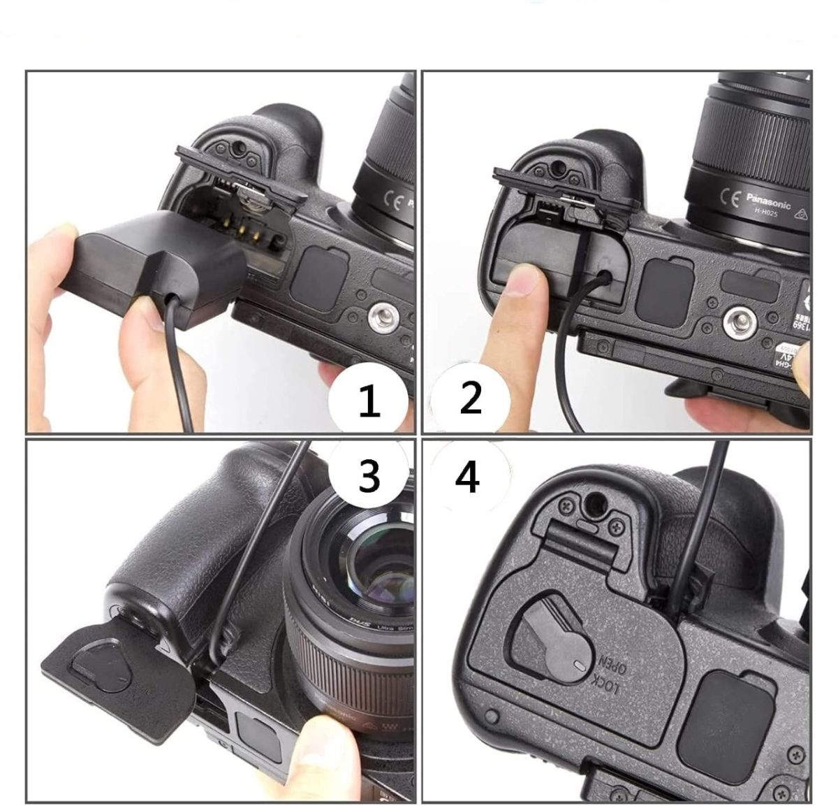 BESTON DR-LP-E18 Dummy Battery Replacement With Adapter (Replace LP-E17 Battery) - Image 2