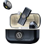 Hollyland LARK M2 DUO 2-Person Wireless Microphone System with Lightning Connector (2.4 GHz, Shine Charcoal) (For iPhone Only)