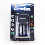 Camelion BC-1010B Batteries Pack of 4, 2500mAh with Fast Charger