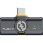 Hollyland LARK M2 DUO 2-Person Wireless Microphone System with USB-C Connector (2.4 GHz, Shine Charcoal) (For Type C Only) - Image 5
