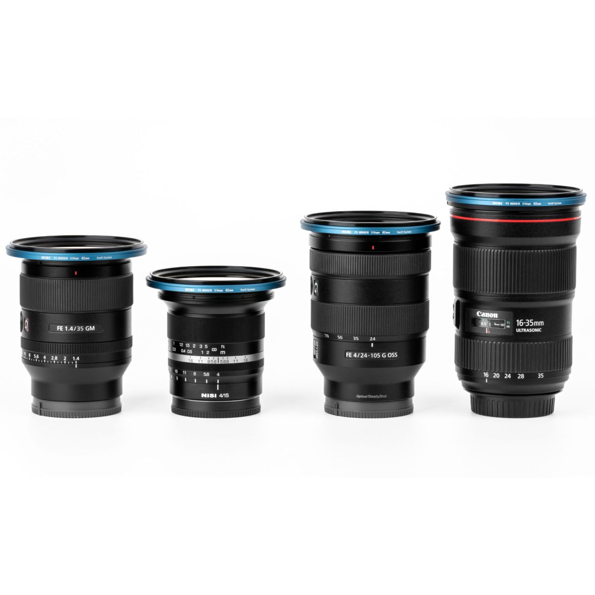 NiSi SWIFT FS ND Filter Kit With ND8 (3 Stop) - ND64 (6 Stop) & ND1000 (10 Stop) For 67mm | 72mm | 77mm | 82mm Filter Threads + Case - Image 11